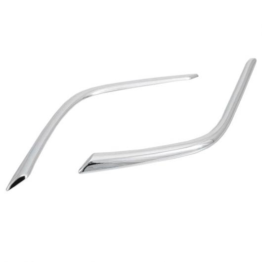 AL 2ピース ヘッドライト フォグ ランプシェード 装飾 アクセサリー 適用: 三菱 アウトランダー 2019 シルバー AL-KK-1697