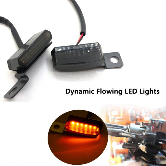 ユニバーサル オートバイ ターンシグナルライト ダイナミック フロー LED ミニ ライト ウインカー ライト 適用: ホンダ ヤマハ カワサキ スズキ ATV ブラック AL-KK-1972 AL