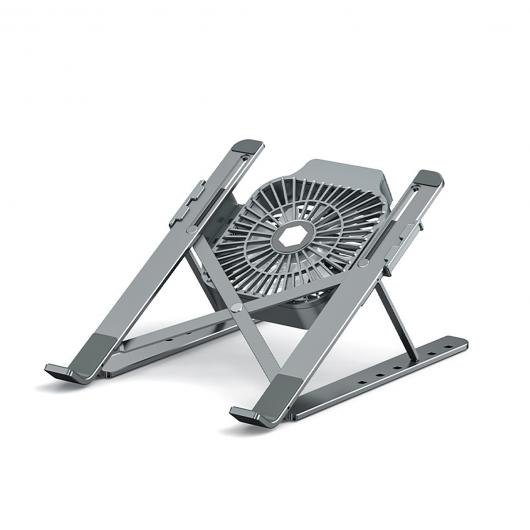 Xスタイル 調整可能 折り畳み式 アルミニウム ラップトップ スタンド デスクトップ ラップトップ スタンド ヒートシンク 11-17 インチ 適用: シルバー ファン・グレー ファン AL-KK-2949 ALの通販は