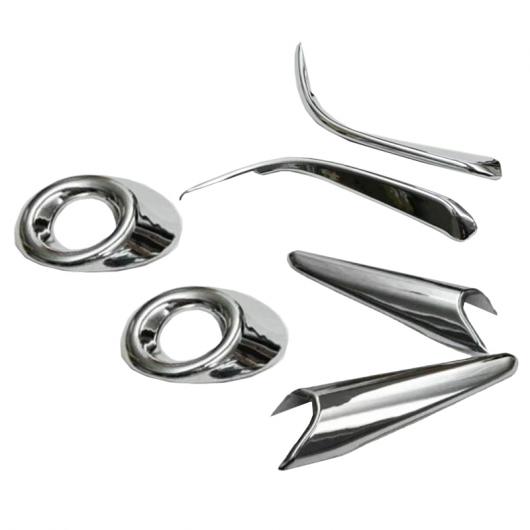 ABS クローム オート フロント フォグライト ランプ アイリッド カバー トリム ヘッド フォグライト アイブロー ストリップ 適用: MAZDA3の通販は