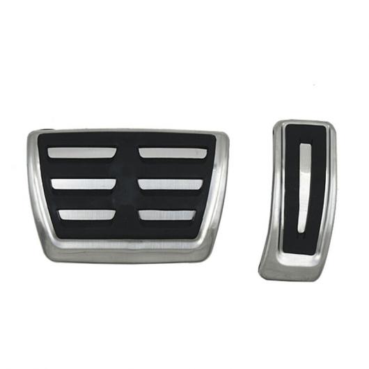 ステンレス スチール フット ペダル 適用: アウディ/AUDI Q5 2018 2019 2020 アクセル ガス フューエル ブレーキ ペダル レスト ペダル パッド マット カバー アクセサリー 2ピース AL-KK-4207 AL