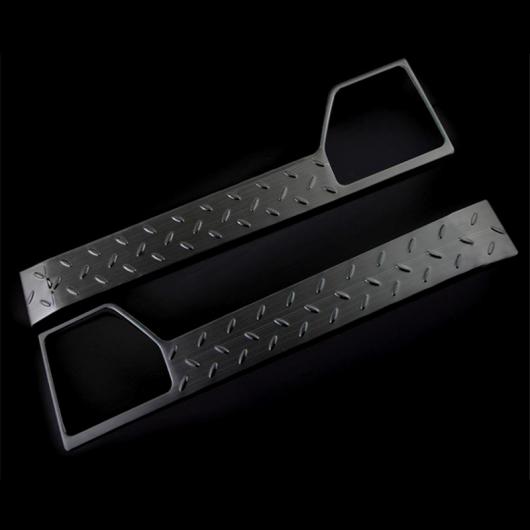 AL ドア アンチ キック パッド フロント ドア プロテクター 適用: スズキ ジムニー JB64 JB74 2018-2020 ステンレス スチール オート インナー ドア サイド エッジ フィルム ブラック AL-KK-4801