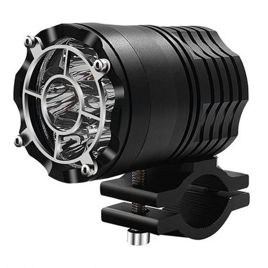 LED オートバイ ヘッドライト アルミニウム ハウジング ビーズ バイク 6 LED ランプ パワフル ライト モトクロス スポットライト ブラック AL-KK-5093 2輪 AL