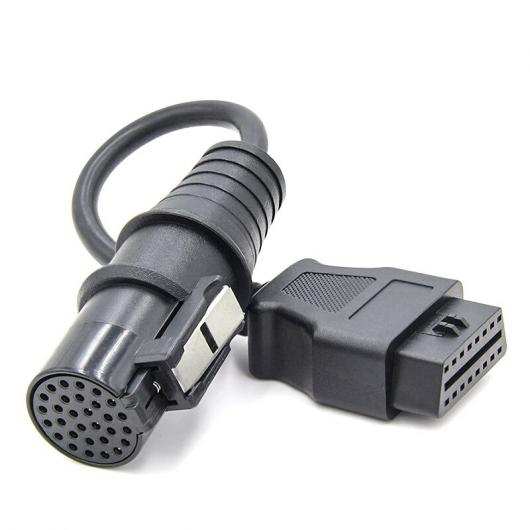 当てはめる: イヴェコ 30PIN 貨物自動車 有線テレビ アダプター OBD 繋ぎ 伸張 トランス状態毛革 イヴェコ 30 ピン OBD2 刃針 16PIN 黒いこと AL-KK-5119 AL