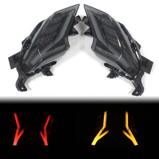 オートバイ リア テールライト LED ウインカー ライト インジケータ 適用: ヤマハ T-MAX530 TMAX530 2017-2019 ブレーキ ライト ブラックスモーク AL-KK-5181 2輪 AL