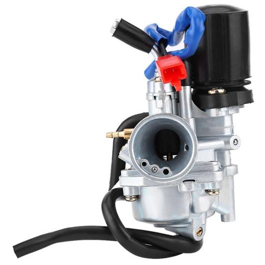 19mm キャブレター モペッド キャブ 適用: 2 ストローク ピアッジオ ZIP ヤマハ JOG 50 50cc スクーター 50cc 70cc 90cc ミニ キャブ ATV 1E40QMB シルバー AL-KK-5881 AL