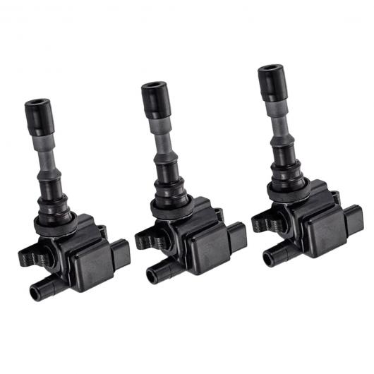 3ピース イグニッション コイル 適用: ヒュンダイ/現代/HYUNDAI サンタフェ XG350/アマンティ 3.5L 2003-2006 パーツ NUMBER:27300-39700 2730039700 ブラック AL-KK-6030 AL