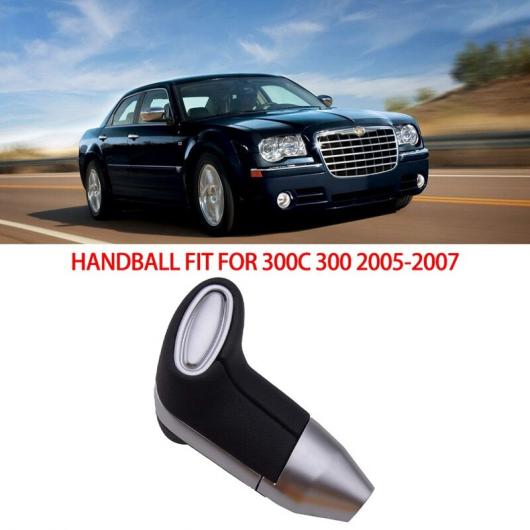 オート トランスミッション ギア シフト レバー ノブ 適用: クライスラー/CHRYSLER 300C 300 2005-2007 ブラックシルバー AL-KK-6163 AL
