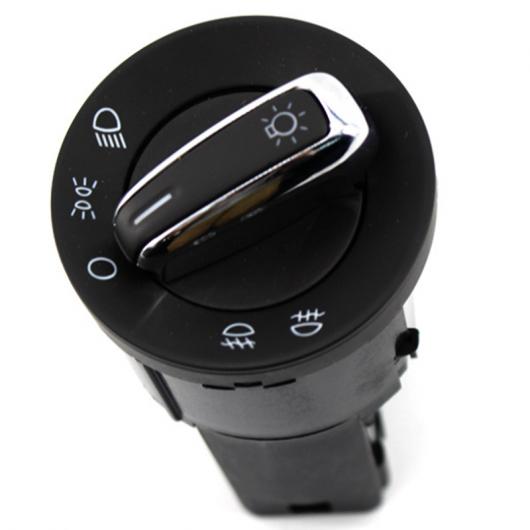 AL スタイリング クローム ヘッドライト スイッチ 3BD 941 531 適用: ゴルフ ジェット TA ボーラ MK4 パサート B5 B5.5 9N 9N3 ルポ ビートル T5 ブラック AL-KK-6269