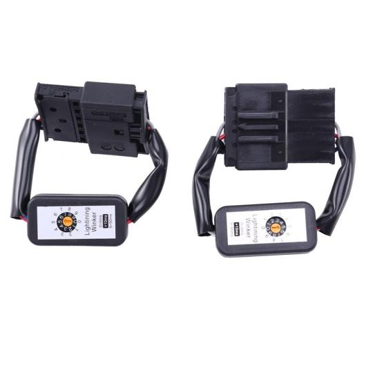 2ピース ダイナミック ウインカー インジケーター LED テールライト モジュール 適用: BMW X5 F15 F85 ブラック AL-KK-6313 AL