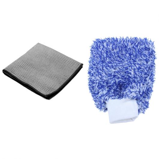 AL 1ピース ソフト クリーニング グローブ ウォッシュ グローブ＆2PC ウォッシュ タオル GL クリーニング ウォーター ドライ マイクロファイバー タイプ001 AL-KK-6352 6,178円