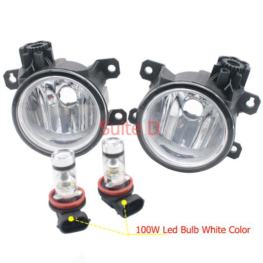 2ピース 9LED フォグライト ランプ 適用: ホンダ アメイズ 2018 2019 2020 H11 12V ハロゲン フォグライト DRL タイプD AL-KK-6662 AL
