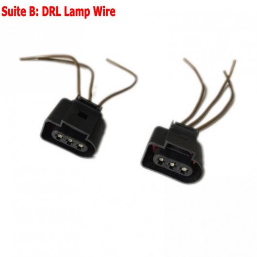 LED DRL ランプ 適用: シュコダ オクタヴィア RS A5 2009 2010 2011 2012 2013 DRL ワイヤー ホワイト デイタイム ランニング ライト キット タイプB AL-KK-6785 AL