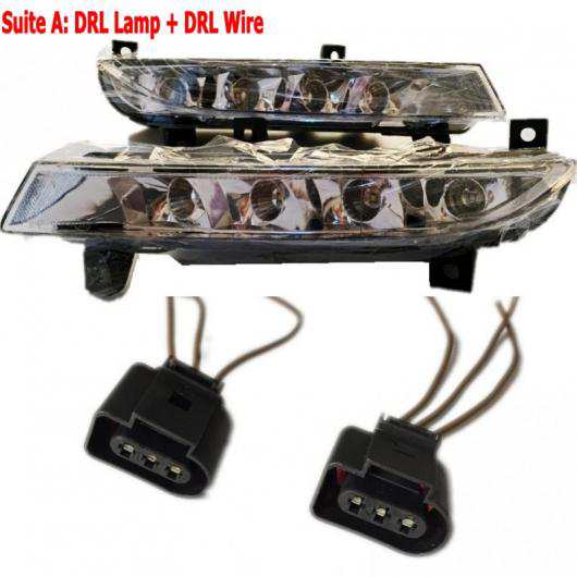 LED DRL ランプ 適用: シュコダ オクタヴィア RS A5 2009 2010 2011 2012 2013 DRL ワイヤー ホワイト デイタイム ランニング ライト キ