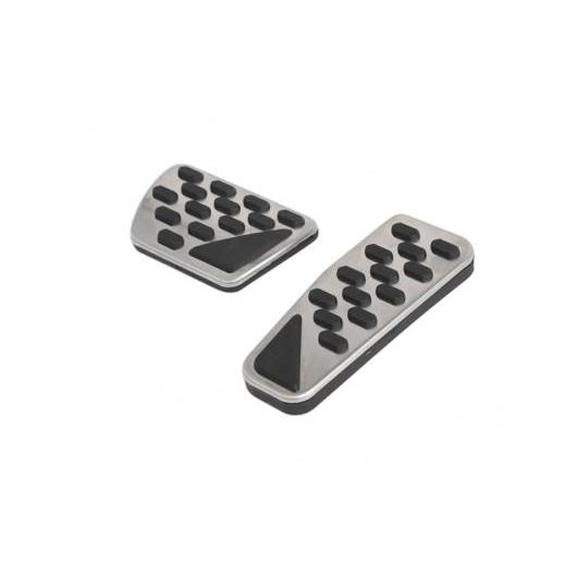 アクセル フット ブレーキ プレート ペダル キット 適用: ジープ/JEEP ラングラー JL 2018 2019 インテリア アクセサリー シルバー アルミニウム 合金/ラバー シルバー AL-KK-6963 AL
