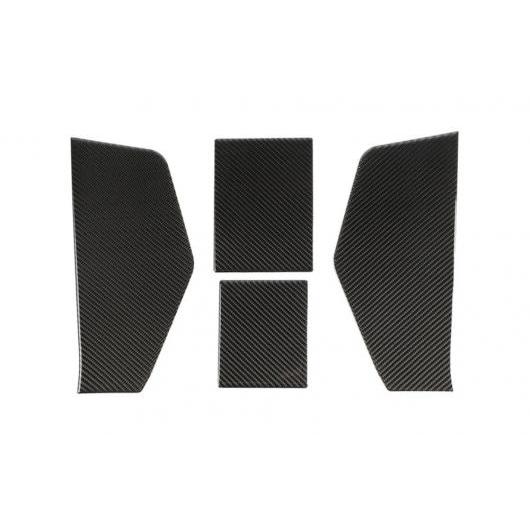 ギア シフト サイド パネル 装飾 カバー 適用: スズキ ジムニー 2019+ソフト カーボンファイバー インテリア アクセサリー 4ピース/1セット カーボン調 AL-KK-7052 AL