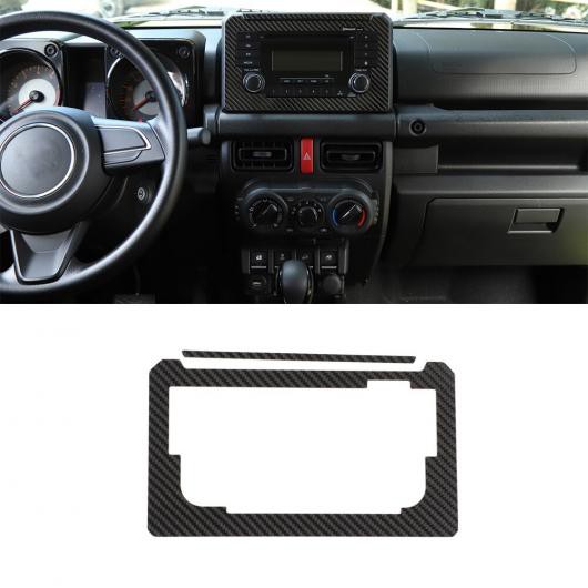 AL センター コンソール/ダッシュボード/CD スクリーン 装飾 ステッカー 適用: スズキ ジムニー 2019 2020 JB64 JB74 インテリア アクセサリー カーボンファイバー カーボンファイバー A AL-KK-7133の通販は