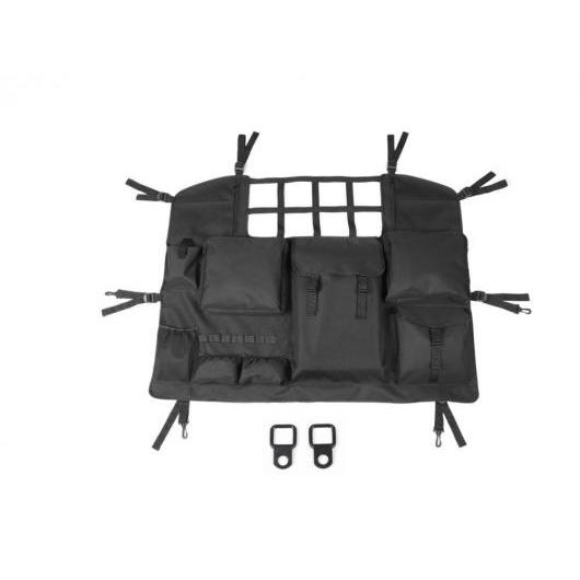 トランク オーガナイザー ストレージ バッグ ペット アイソレーション ネット 適用: ジープ/JEEP ラングラー JK JL 2007-2019 2020 BJ40PLUS インテリア アクセサリー ブラック ブラック A AL-KK-7205 AL