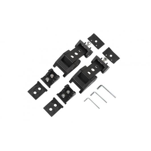 フード ラッチ ロッキング フード キャッチ キット 適用: ジープ/JEEP ラングラー JK JKU 2011-2018 2/4ドア エクステリア アクセサリー ブラック ブラック AL-KK-7237 AL