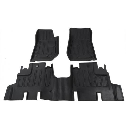 フロア パッド フット マット TPE パッド 適用: ジープ/JEEP ラングラー JK 2007-2014 2015 2016 2017 2/4ドア インテリア アクセサリー ブラック 4ドア AL-KK-7266 AL