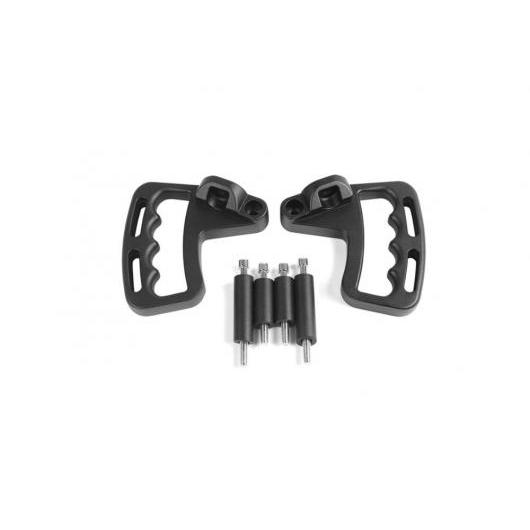 フロント リア トップ ハードトップ グリップ ハンドル バー 適用: ジープ/JEEP ラングラー JK 2007-2017 インテリア アクセサリー ブラック アルミニウム フロント グリップ ハンドル AL-KK-7298 AL