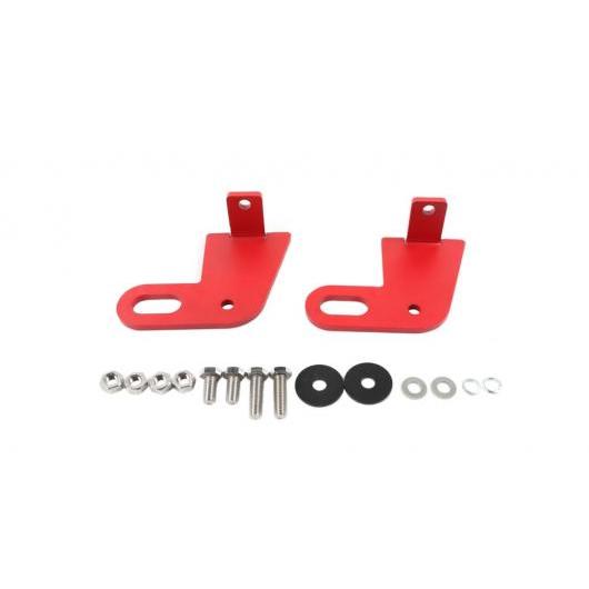 フロント リア バンパー トレーラー 牽引 フック キット 適用: スズキ ジムニー 2019 2020 JB64 JB74 エクステリア アクセサリー スタイリング レッド 鉄 レッド リア AL-KK-7301 AL