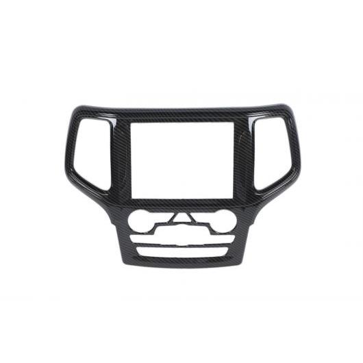 適用: ジープ/JEEP グランド チェロキー/CHEROKEE 2019 2020 セントラル コントロール ナビゲーション 装飾 パネル インテリア アクセサリー ABS カーボンファイバー スタイリング カーボン調 AL-KK-7455 ALの通販は