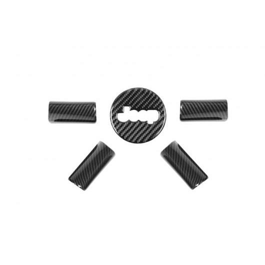 適用: ジープ/JEEP ラングラー JK 2007 2008 2009 2010 ステアリング ホイール トリム/センター 装飾 ステッカー インテリア アクセサリー カーボンファイバー カーボンファイバー B AL-KK-7480 AL 18,199円