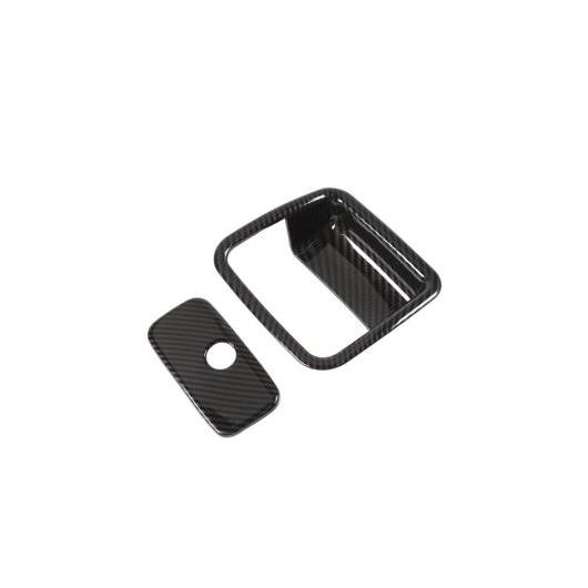 適用: ジープ/JEEP ラングラー JL グラディエーター JT 2018 2019 2020 2021 助手席 ストレージ ボックス ハンドル 装飾 インテリア アクセサリー カーボンファイバー カーボン調 AL-KK-7517 AL