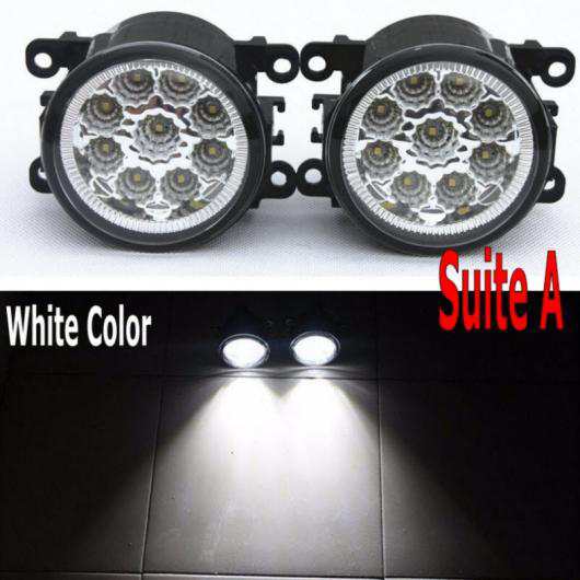適用: スズキ ジムニー SN JB43 FJ 1998-2018 9LED チップ フォグライト ランプ H11 H8 12V ハロゲン フォグライト タイプA AL-KK-7612 ALの通販は
