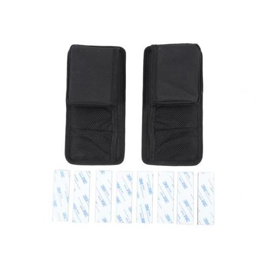 適用: トヨタ 4 ランナー 2010-2020 ギア シフト ストレージ バッグ オーガナイザー トレイ インテリア アクセサリー オックスフォード 布 ブラック 2ピース ブラック AL-KK-7663 AL