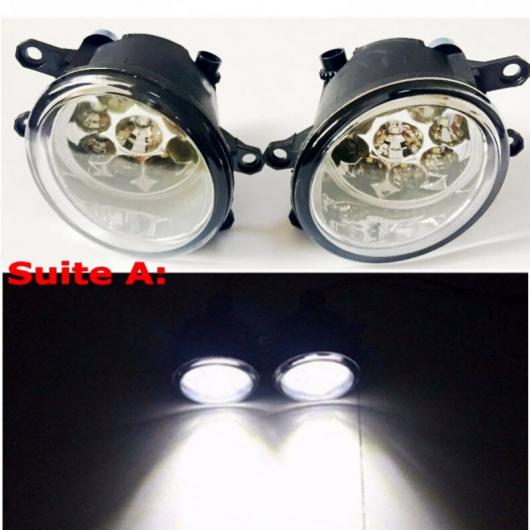 適用: トヨタ カローラ アクシオ 2008-2012 9LED チップ LED フォグ ヘッド ランプ H11 H8 12V 55W ハロゲン フォグライト タイプA AL-KK-7695 AL
