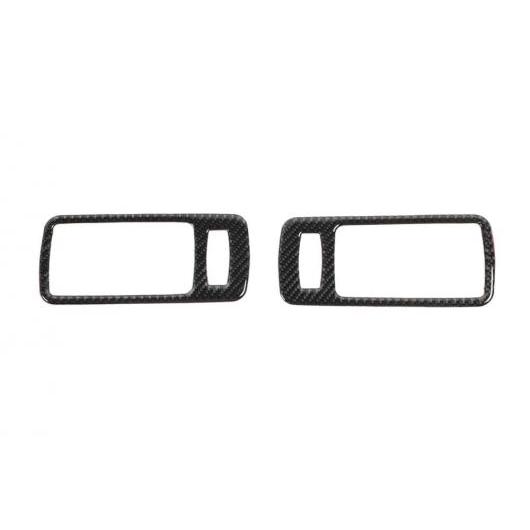 適用: フォード/FORD マスタング 2009 2010 2011 2012 2013 インナー ドア ボウル/ドア ハンドル/カップホルダー カバー 装飾 インテリア アクセサリー ブラック カーボンファイバー A AL-KK-7755 AL