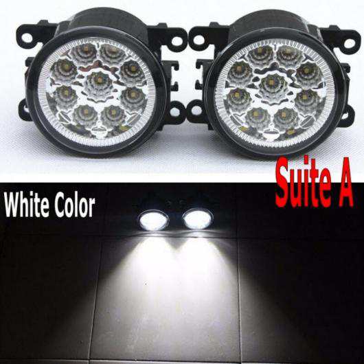 適用: ランド ローバー/ROVER レンジ ローバー/ROVER スポーツ LS 2010-2013 9LED フォグライト ランプ H11 12V ハロゲン フロント DRL フォグライト タイプA AL-KK-7783 ALの通販は