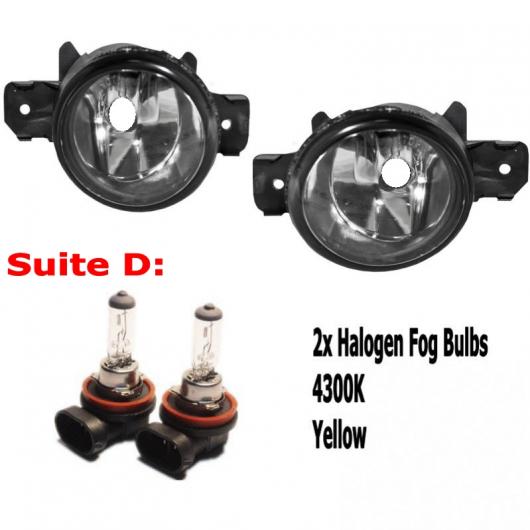 適用: ルノー/RENAULT クリオ 2001-2014 9LED フォグライト H11 H8 12V 55W ハロゲン LED フォグ ヘッド ランプ タイプD AL-KK-7839 AL