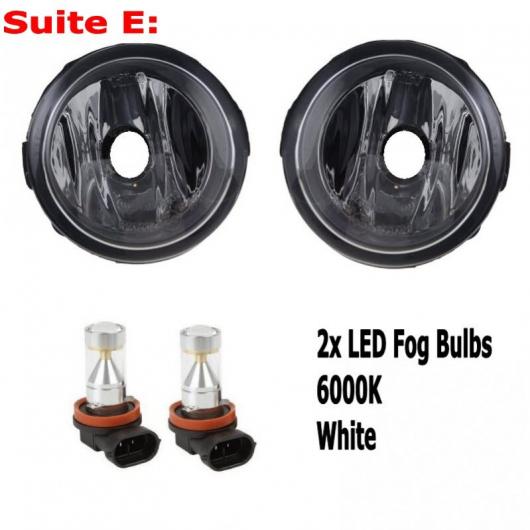 適用: 日産 ムラーノ 2009-2014 9LED フォグライト H11 H8 12V 55W ハロゲン LED フォグ ヘッド ランプ タイプE AL-KK-7877 AL