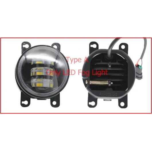 2ピース LED エンジェルアイ DRL 適用: ホンダ ジャズ フィット フェイスリフト 2018 2019 2020 LED LED フォグ LED DRL・LEDフォグライトのみ エンジェルアイなし AL-KK-8154 ALの通販は