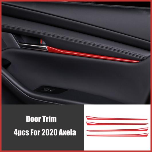 AL 適用: MAZDA3 アクセラ 2019 2020 インテリア アクセサリー ドア ダッシュボード コンソール エア ベント トリム ステッカー カップホルダー フレーム ドア トリム AL-KK-8854