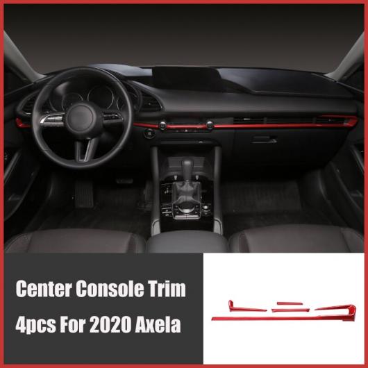 AL 適用: MAZDA3 アクセラ 2019 2020 インテリア アクセサリー ドア ダッシュボード コンソール エア ベント トリム ステッカー カップホルダー フレーム コンソール トリム AL-KK-8854