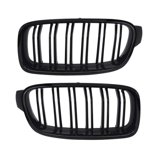 フロント グリル レーシング スポーツ グリル 光沢ブラック ダブル スラット グリル パーツ 適用: BMW 3シリーズ F30 F31 F35 2013-2019 ブラック AL-LL-0026 ALの通販は 9,170円