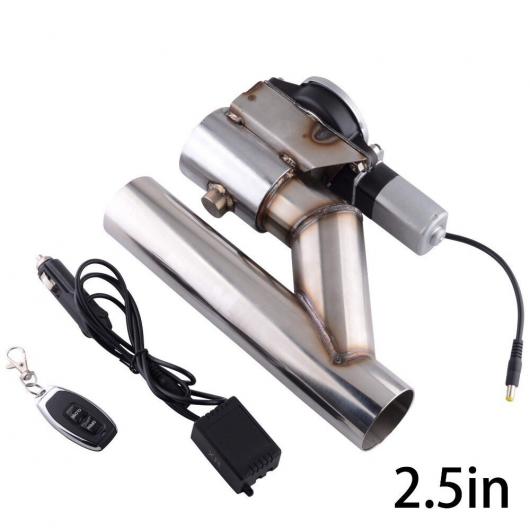 ステンレス スチール ヘッダー Y パイプ 電動 バルブ エキゾースト チップ キャットバック カットアウト キット リモート コントロール マフラー 2.5インチ AL-LL-0070 ALの通販は