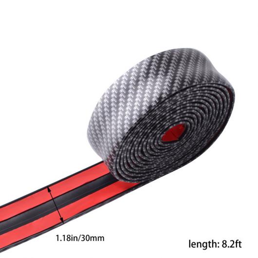 5D カーボンファイバー ラバー ユニバーサル フロント リア バンパー リップ 左 右 ドア ビニール シル プロテクター バンパー ストリップ 適用: BMW 3cmX2.5m AL-LL-0533 AL 6,460円