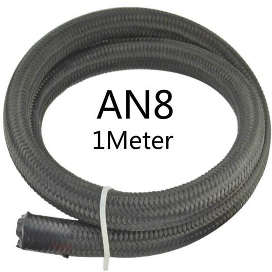 AL 1m レーシング オイル ホース ライン ナイロン-ステンレス スチール ホース フューエル パイプ オイル クーラー ホース AN8 AL-LL-0623