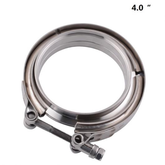 304 ステンレス スチール エキゾースト V バンド クランプ オス メス フランジ キット 4.0インチ AL-LL-0873 AL 11,781円