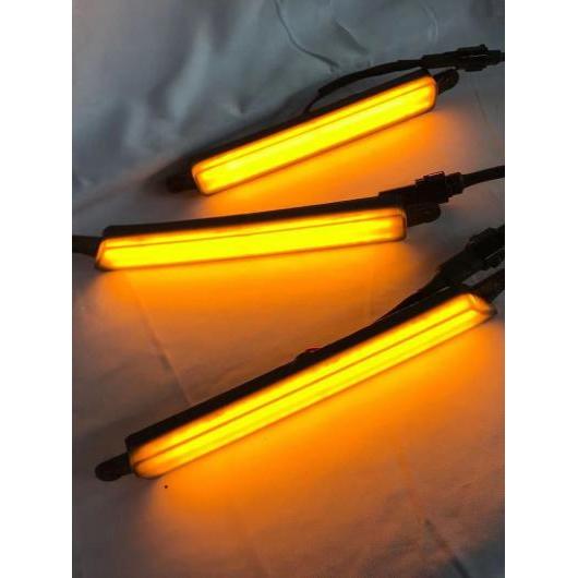 メッシュ フロント ABS グリル 適用: フォード/FORD レンジャー T7 T8 XL XLT ワイルドトラック MK3 バンパー カバー グリル LED イエロー AL-LL-1493 AL