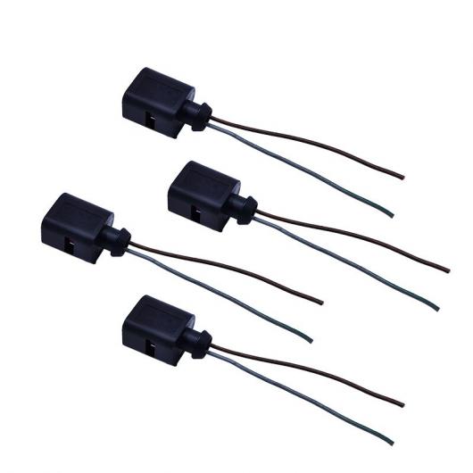 AL OEM 2ピン ブラック フラット プラグ 適用: フォルクスワーゲン/VOLKSWAGEN アウディ/AUDI 1J0 973 702 ゴルフ パサート ティグアン ジェッタ A1 A2 A3 A4 A5 A6 A7 A8 Q3 Q5 Q7 4ピース AL-LL-4823の通販は 8,210円