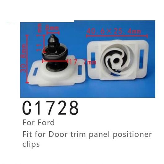 ポジショナー 適用: フォード/FORD ドア トリム パネル ポジショナー クリップ 20ピース AL-MM-0933 ALの通販は 6,847円