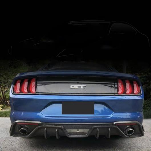 カーボン調/ブラック フロント バンパー スプリッタ リップ ディフューザー ボディ キット スポイラー 適用: フォード/FORD 適用: マスタング 2018-2020 バック リップ AL-MM-1946 ALの通販は