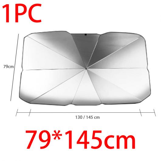 65×125 サン シェード オート フロント ウインドウ サンシェード カバー プロテクター インテリア シールド 保護 アクセサリー 折り畳み式 傘 アンブレラ L AL-MM-2102 AL