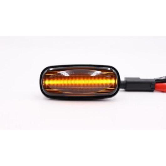 2ピース アンバー ダイナミック フロー LED サイド マーカー ライト 適用: ランド ローバー/ROVER ディスカバリー 2 1999-2004 ディフェンダー フリーランダー 1 2002-2005 ノーマル AL-MM-2231 AL 8,619円